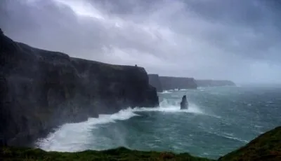 falaises de moher tempete