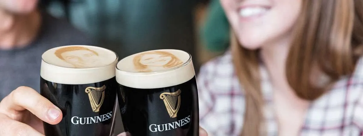 New: the Guinness Storehouse prints your face on the foam of your pint!