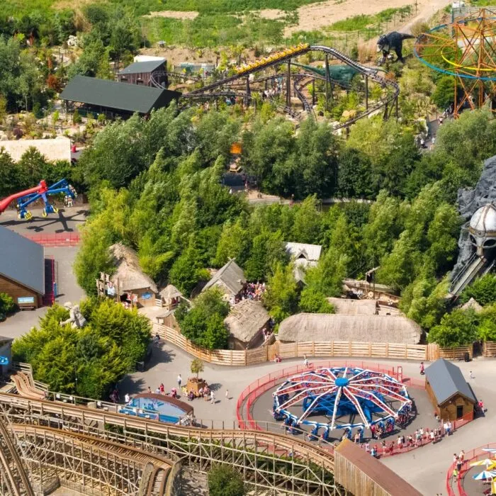 Vue sur le Emerald Park (anciennement Tayto Park)