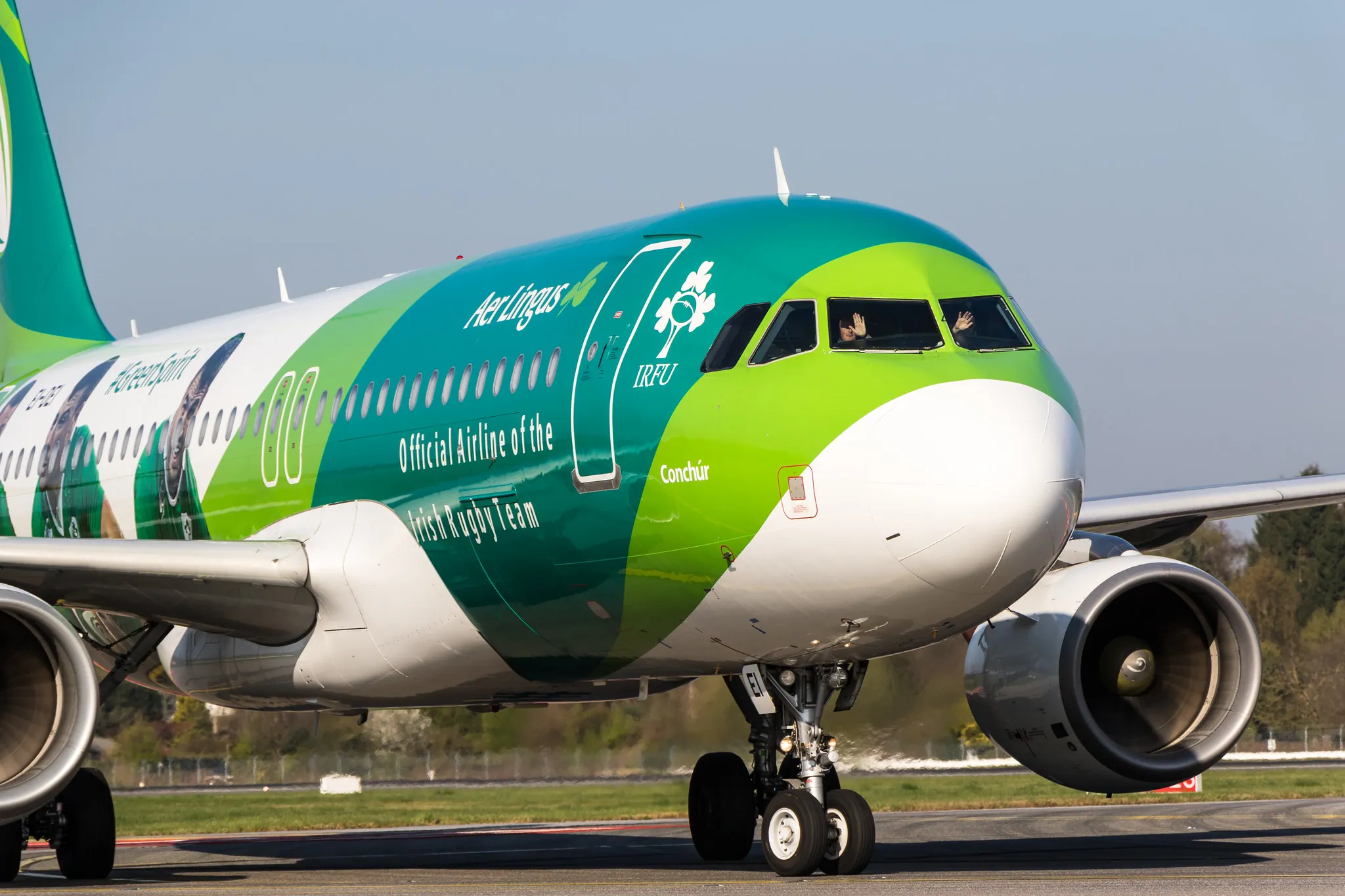 Un avion de la compagnie Aer Lingus - Dustin Hackert - cc