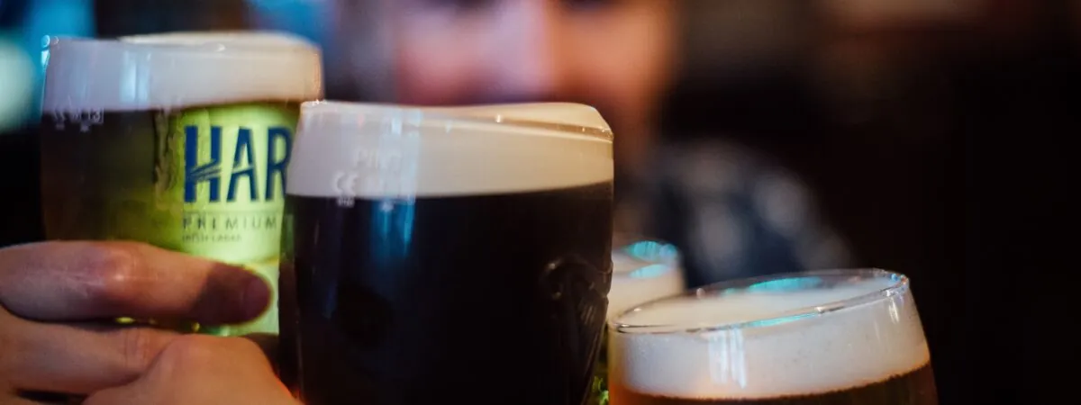 Study: the average Irishman drinks 436 pints a year!