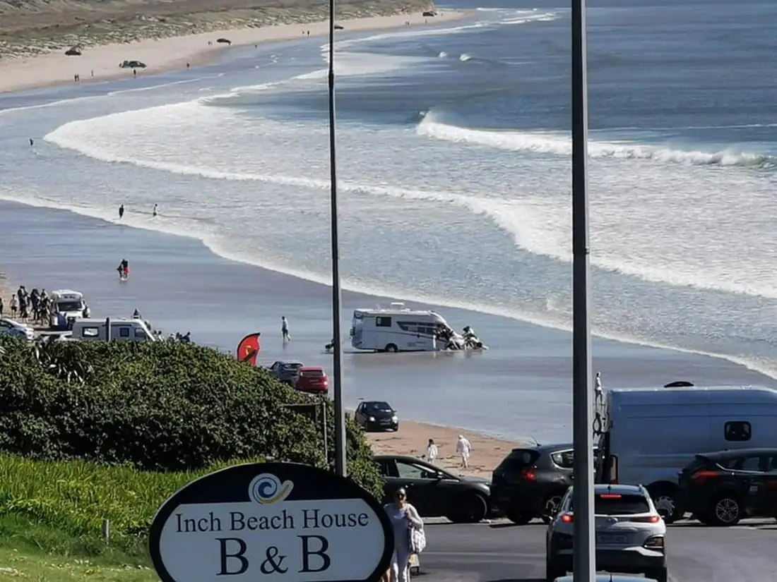 camping car inch beach