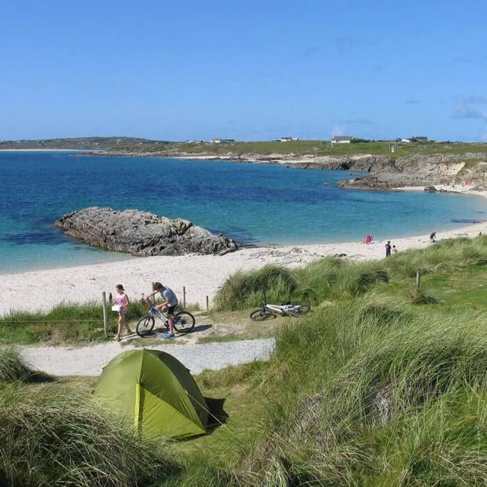 clifden eco beach camping caravanning park