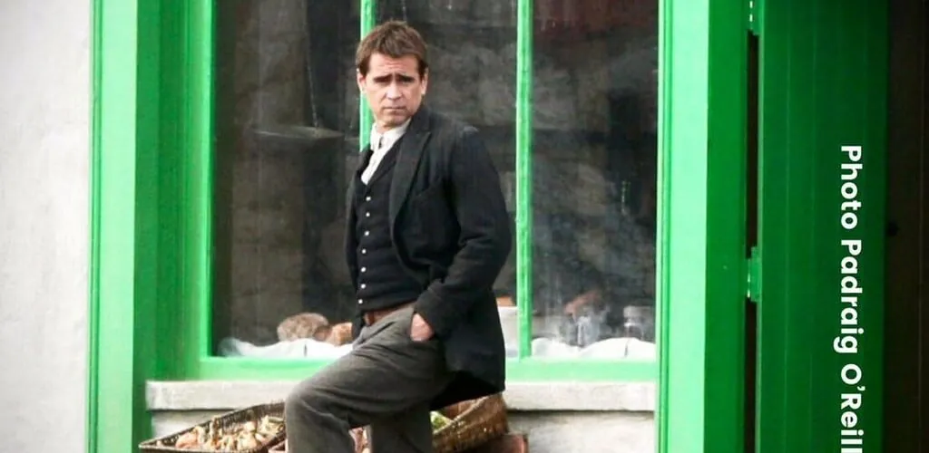 Colin Farrell, currently filming in Ireland on Achill Island