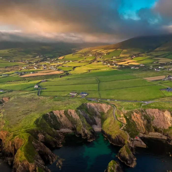 Aerial view of Dunquin - © Cristi