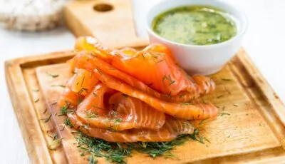 Smoked salmon in Guinness - © istetiana
