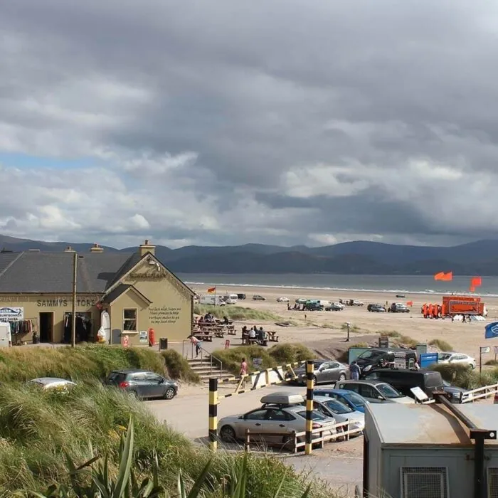 inch beach campsite