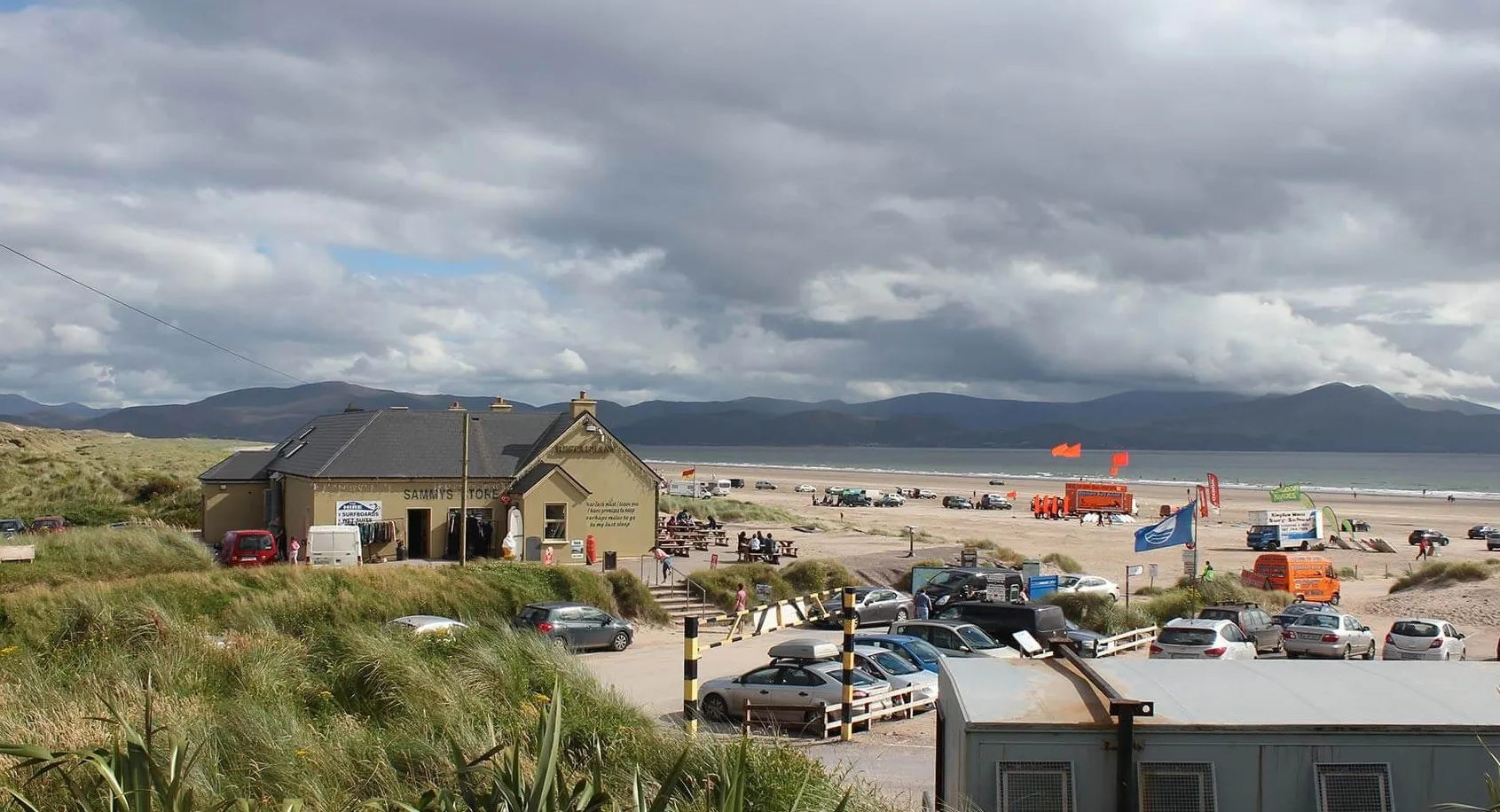 inch beach campsite
