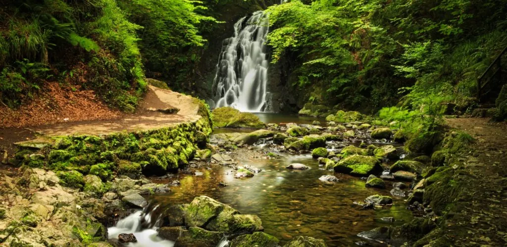 glenoe waterfall