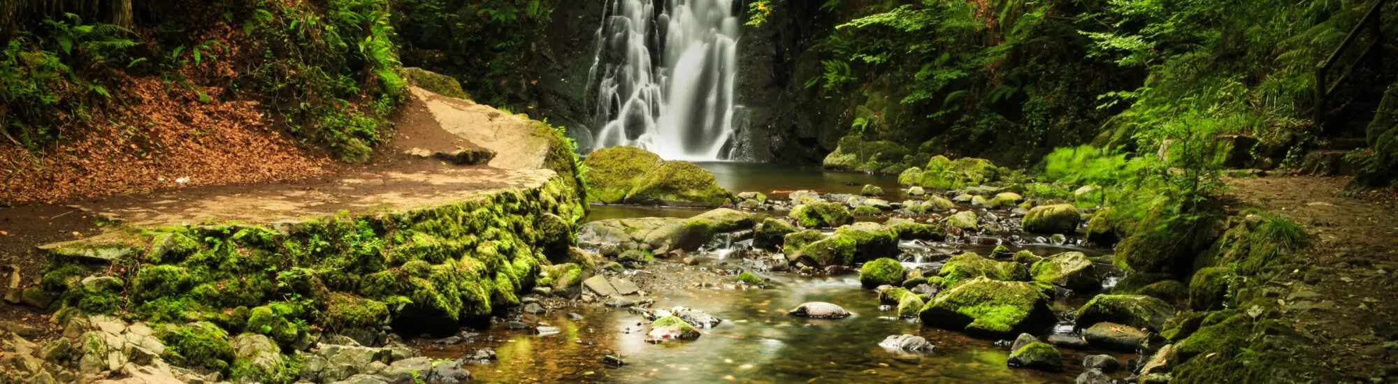 La Glenoe Waterfall - © Aleksei Demitsev