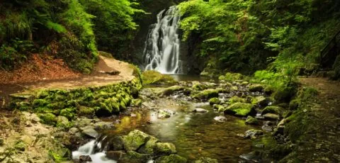 glenoe waterfall
