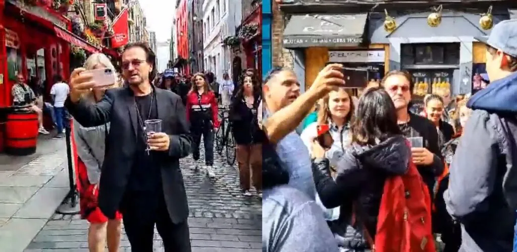 No, Bono wasn’t at Temple Bar this week