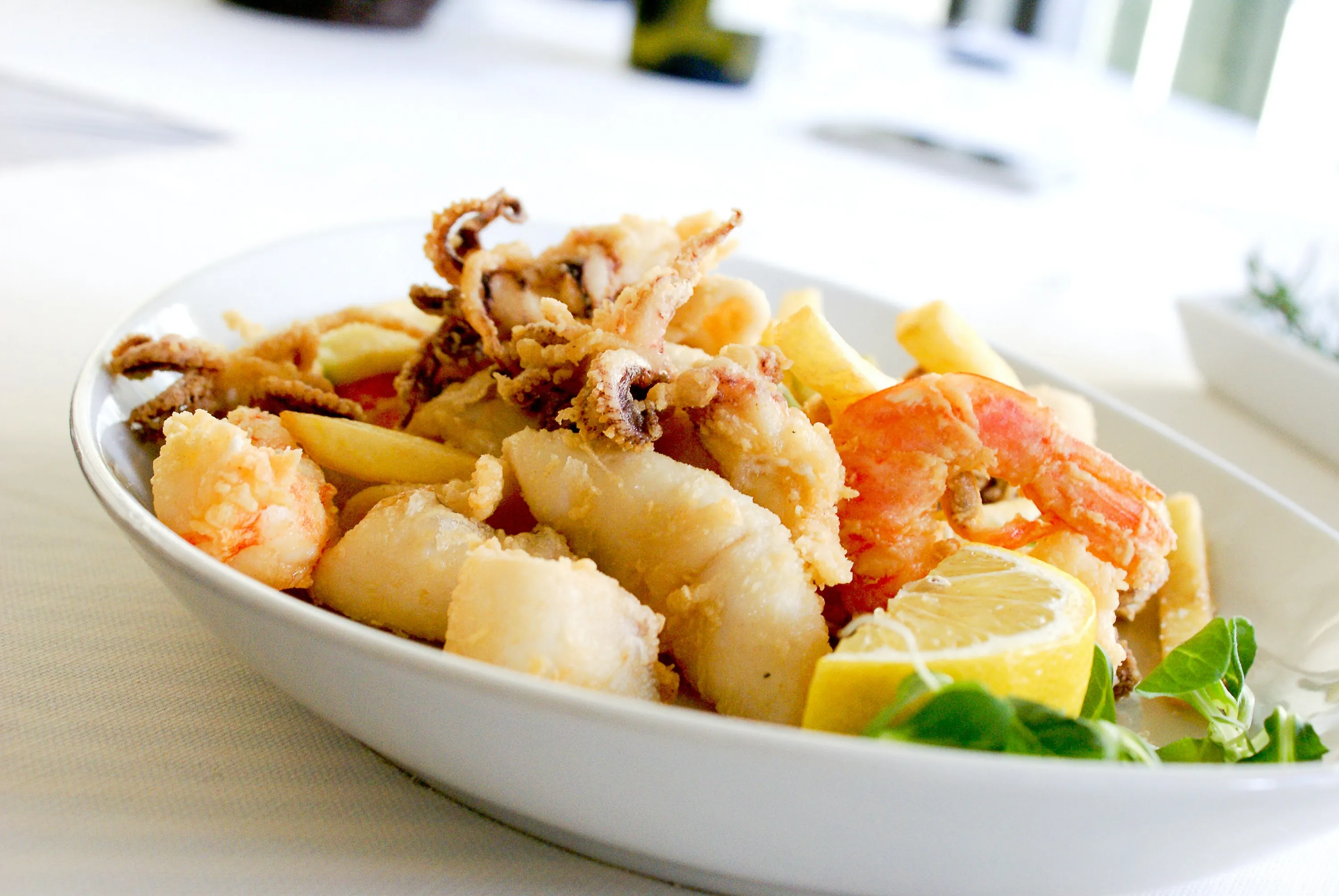 Seafood basket