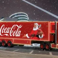 coca cola christmas truck