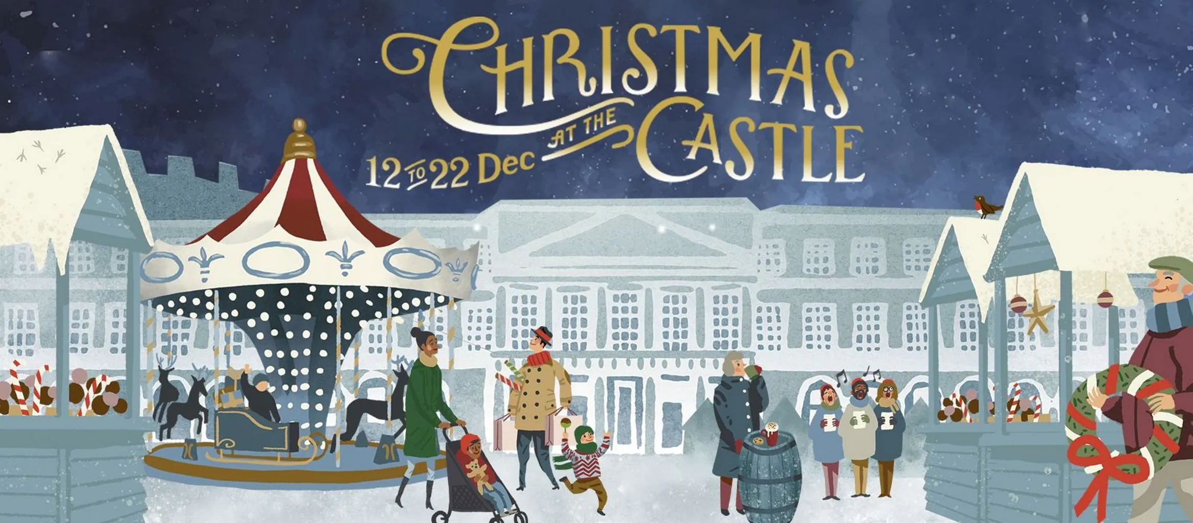 The Dublin Castle Christmas market