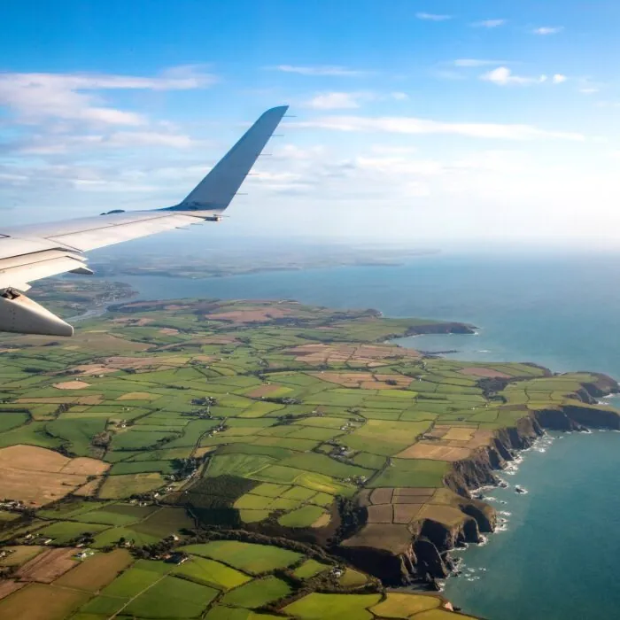 A plane over Ireland - © Gabriel Cassan