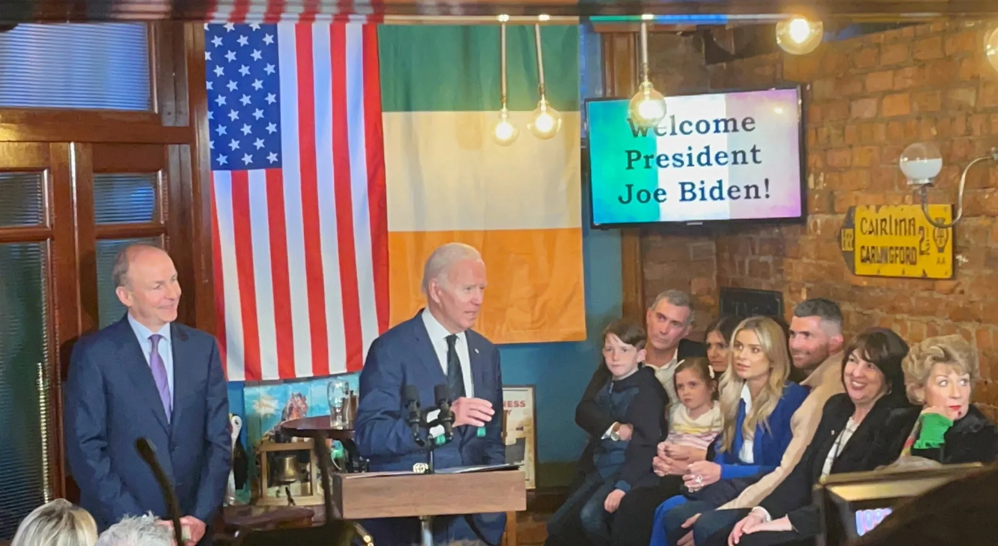 joe biden irlande