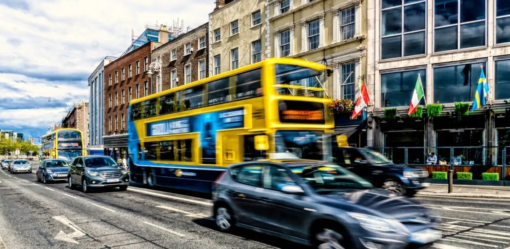 Dublin eases traffic congestion in the city center by banning cars from College Green