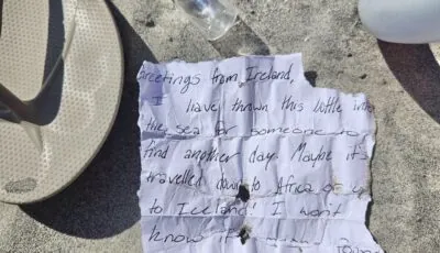 Message d'une bouteille à la mer -