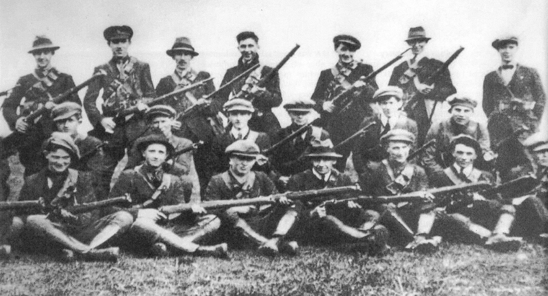 Une brigade de l'IRA - Domaine public