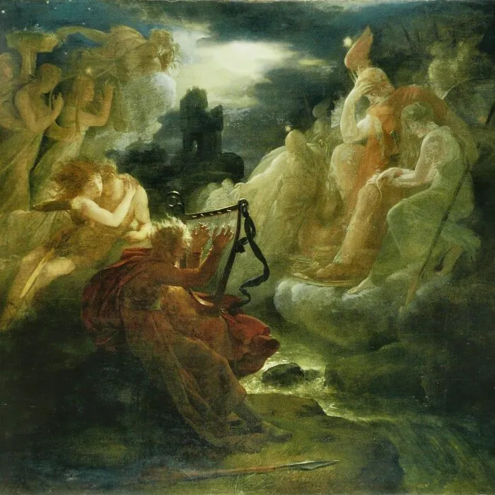 Représentation de Oisín et son voyage à Tir na nÓg