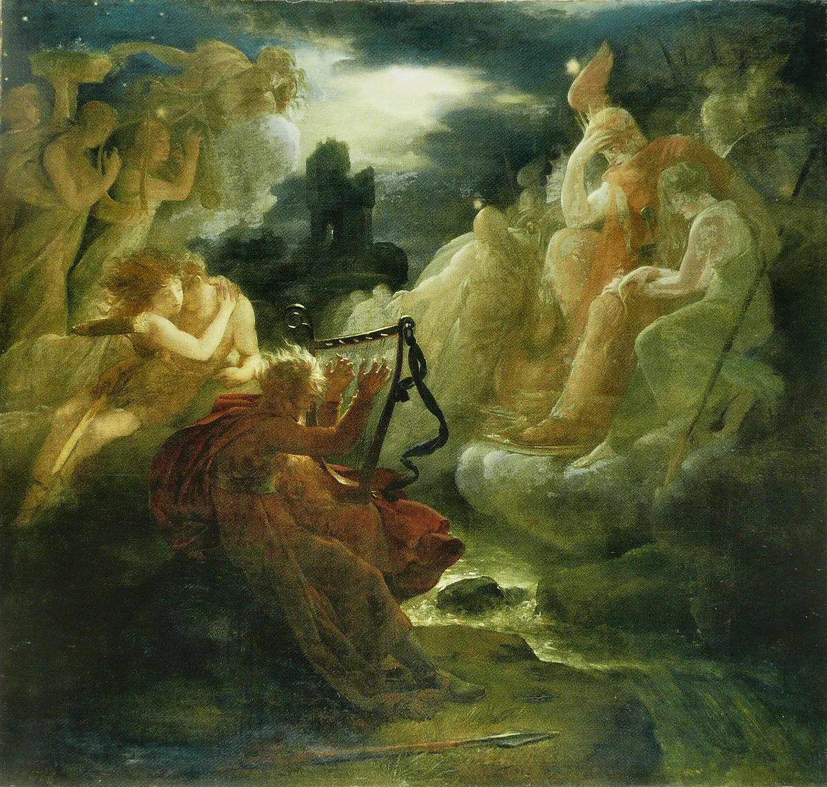 Représentation de Oisín et son voyage à Tir na nÓg