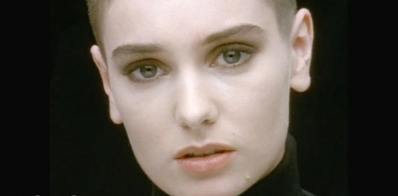Sinéad O'Connor in the "Nothing Compares 2 U" clip