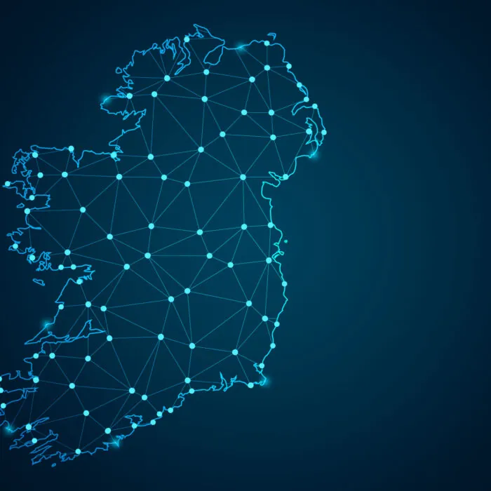 Carte de l'Irlande -