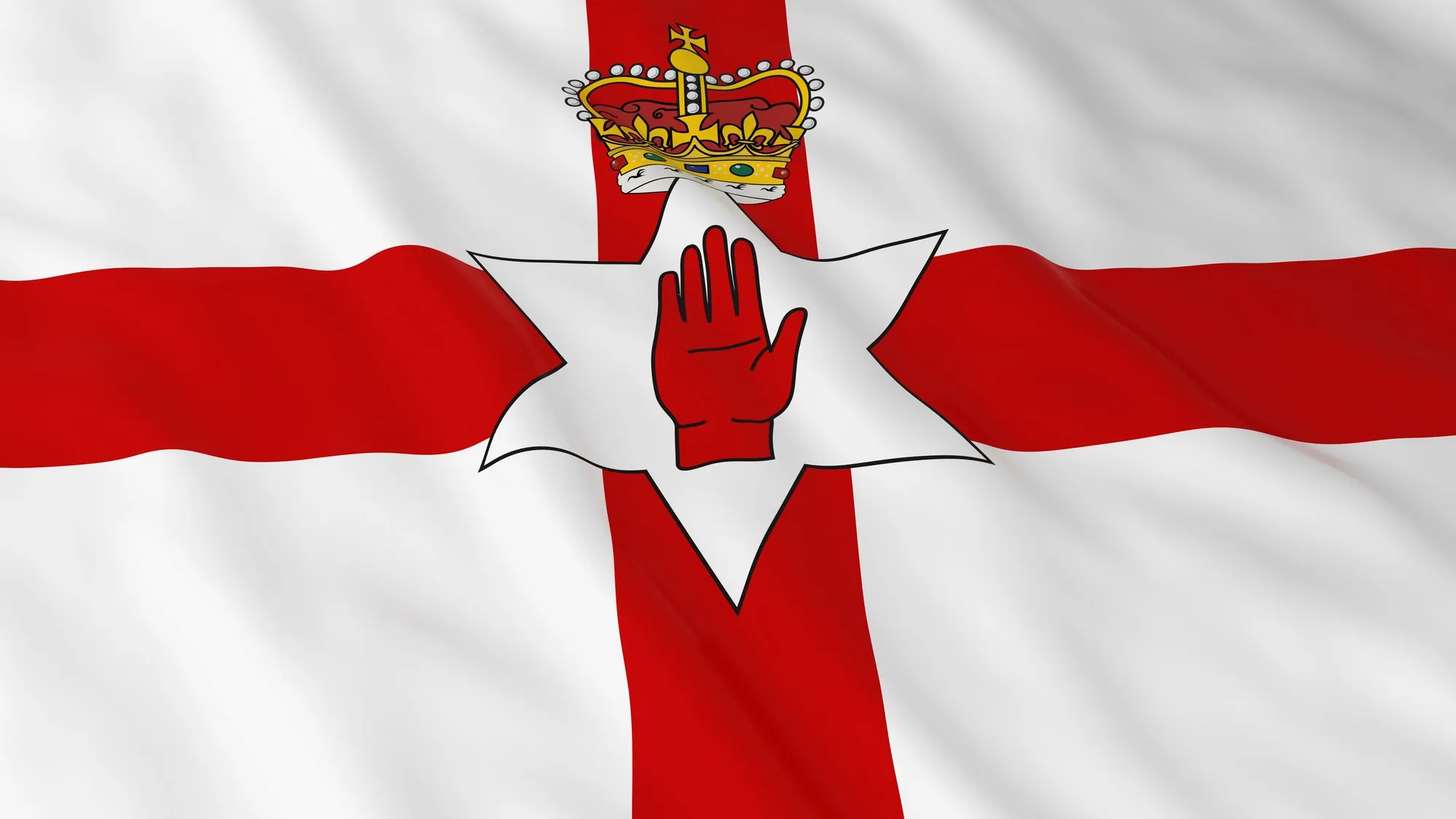 The Ulster flag