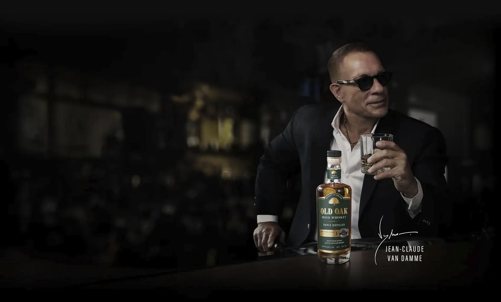 Le whiskey Old Oak de Jean-Claude Van-Damme - https://oldoakirishwhiskey.com