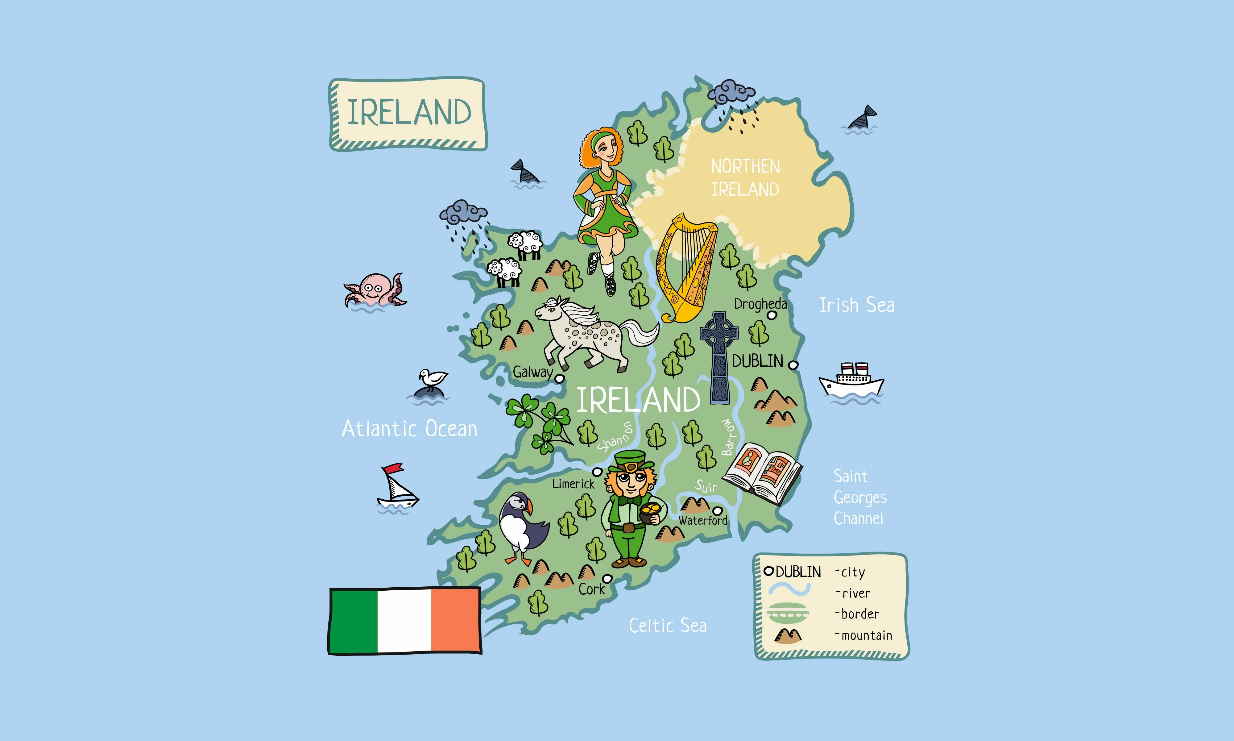 Where to go? Republic of Ireland or Northern Ireland: the differences