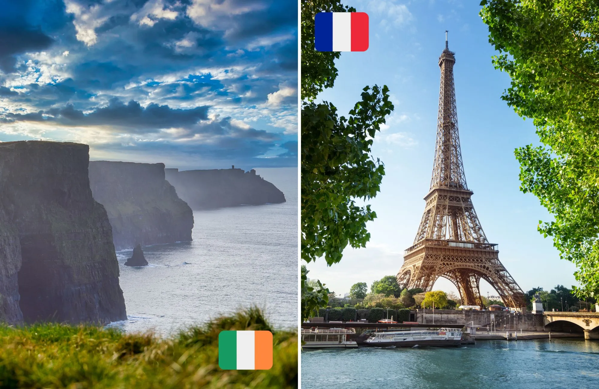 France - Irlande : les différences