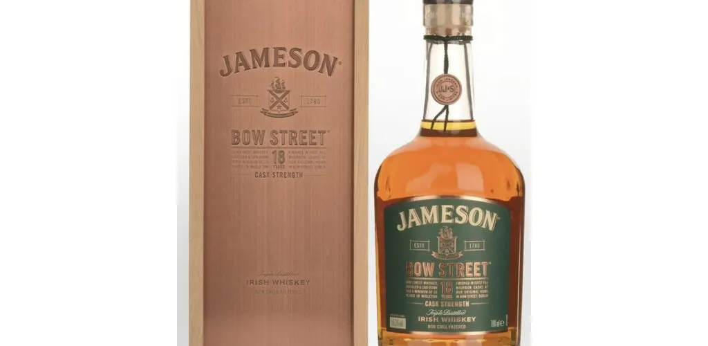 Top 9 most expensive Irish whiskeys in the world 7 Jameson Bow Street 18 Years Cask Strength