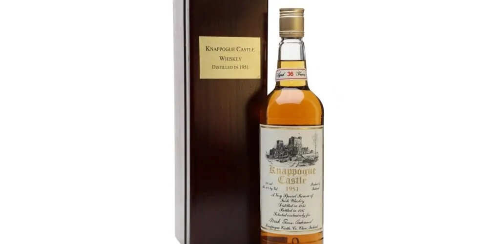 Top 9 most expensive Irish whiskeys in the world 3 Knappogue Castle 1951