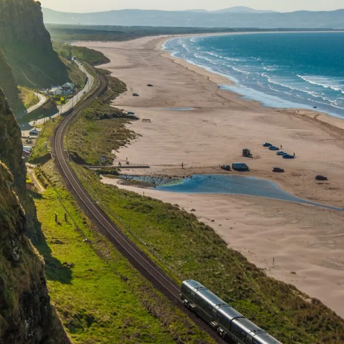 A train crossing Northern Ireland - © pfeifferv