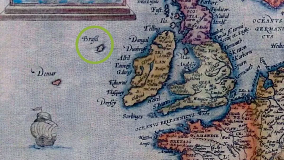 The legendary island of Hy-Brasil