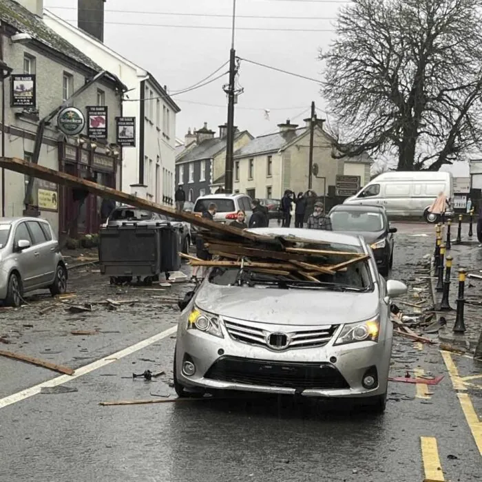 Tornado hits Leitrim village hard - @DonegalWeatherC - X