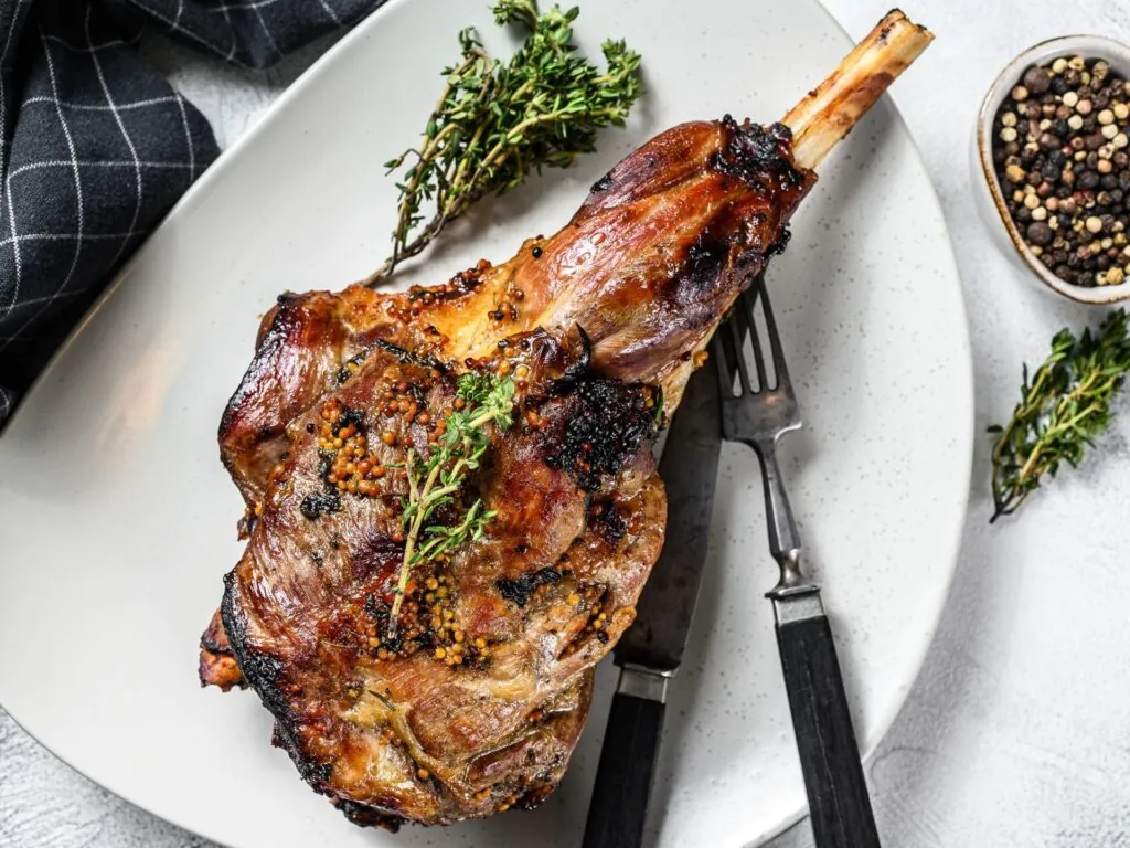 roast leg of lamb