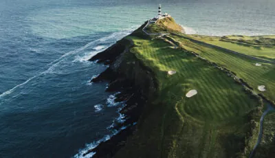Kinsale's Old Head Lighthouse and its golf course - ©Old Head Golf Links