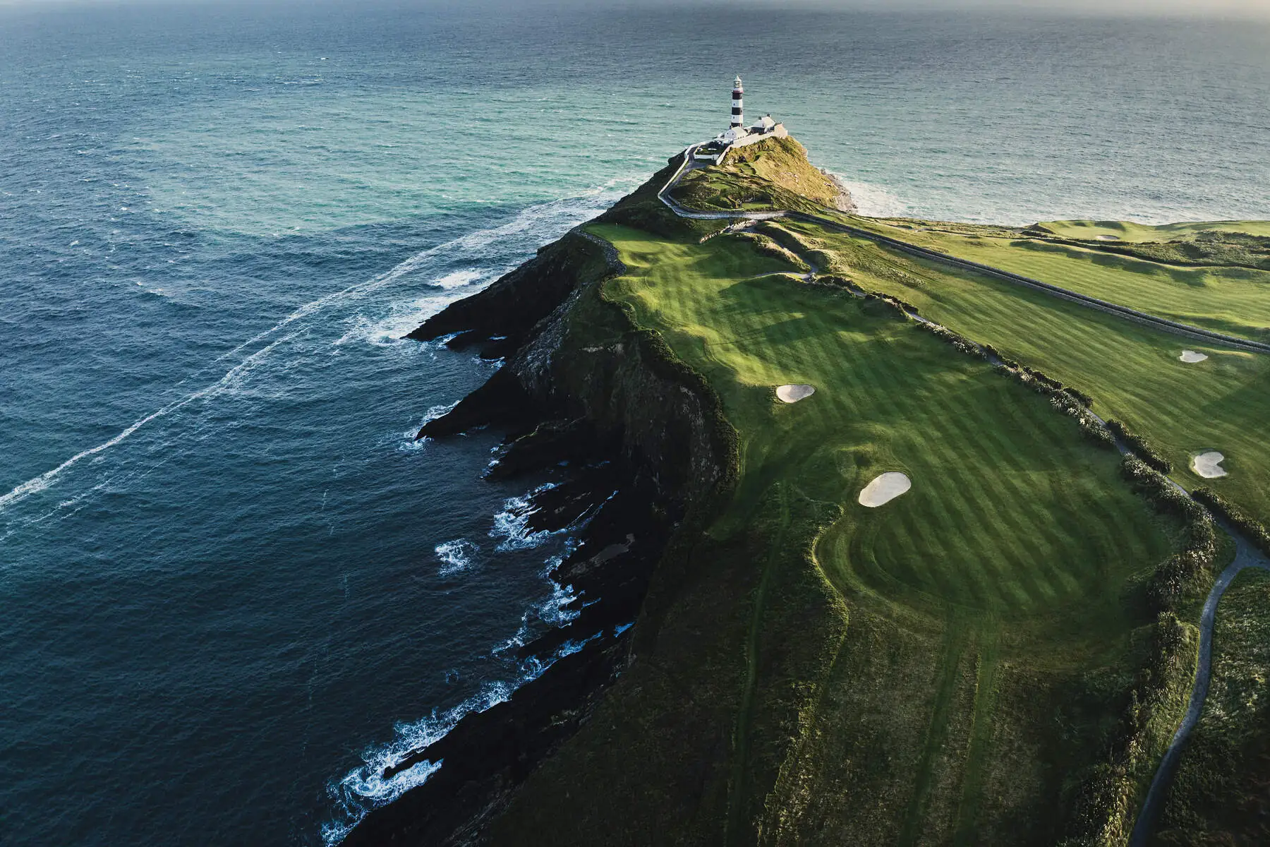 Kinsale's Old Head Lighthouse and its golf course - ©Old Head Golf Links