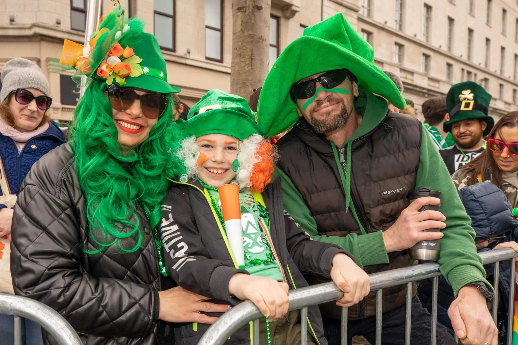 People in green on St Patrick's Day - ©Allen Kiely - Failte Ireland