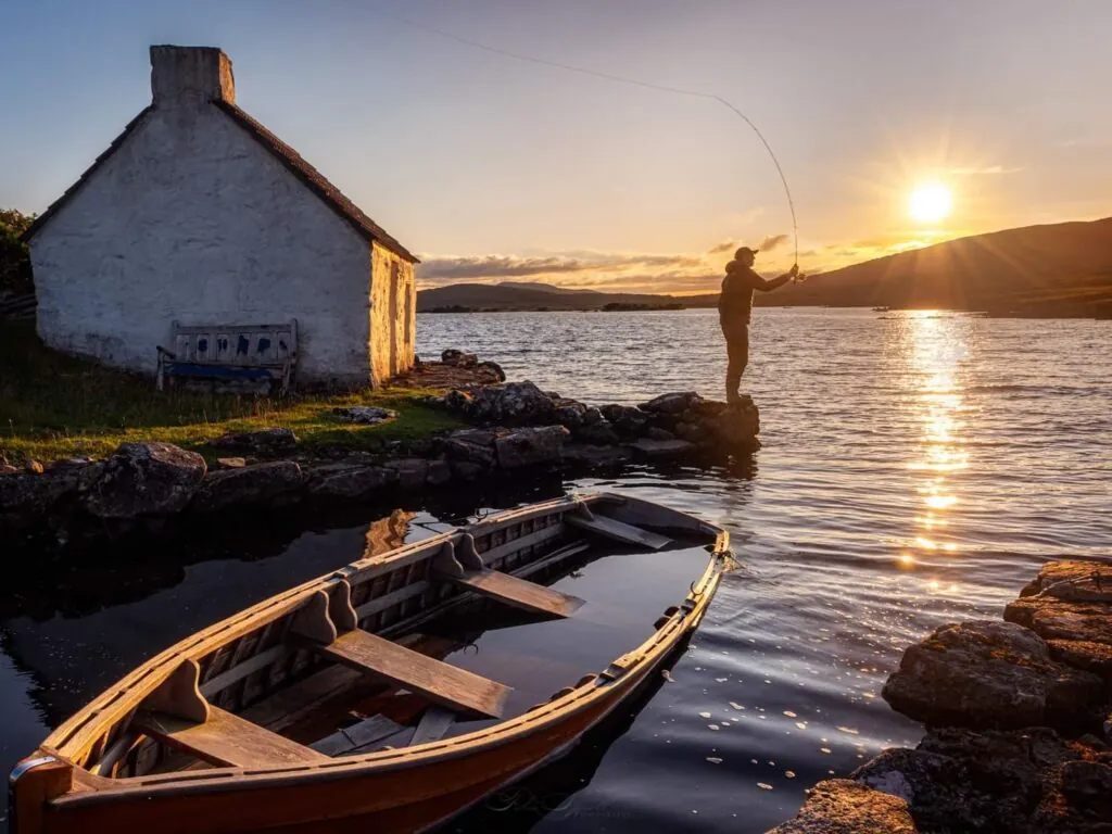 Pêcher en Irlande néessite une licence - ©Felix Sproll_Screebe House
