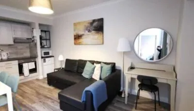 Cosy 1bed apartment with nice patio and fast WIFI F1