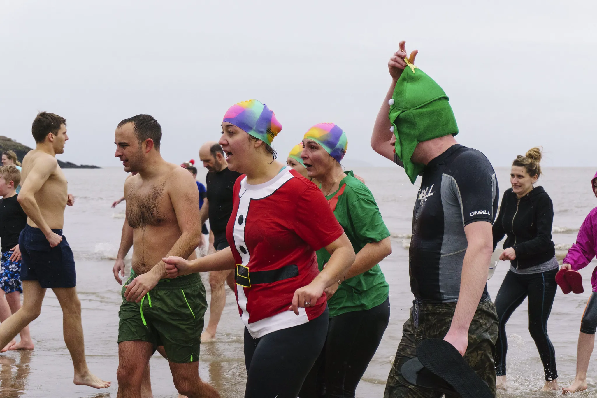 The New Year’s Day Swim at Achill Island