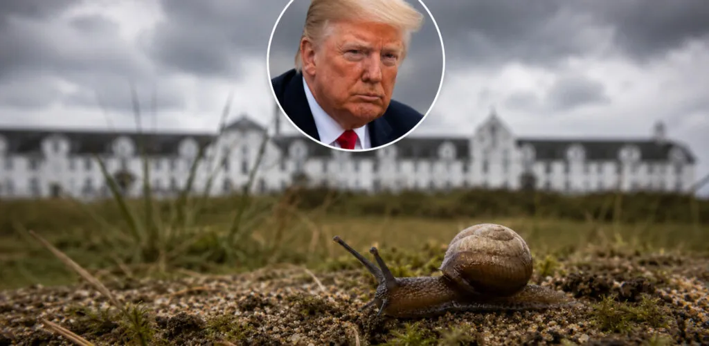 In Ireland, a 2mm snail is disrupting Donald Trump’s plans